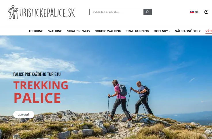Náhľad projektu Turistickepalice.sk